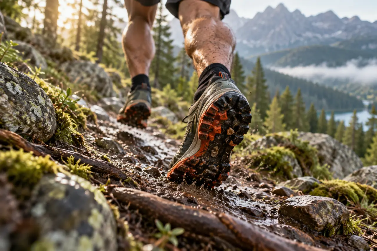 Chaussures de trail hommes : privilégier l’accroche sans sacrifier le confort en descente