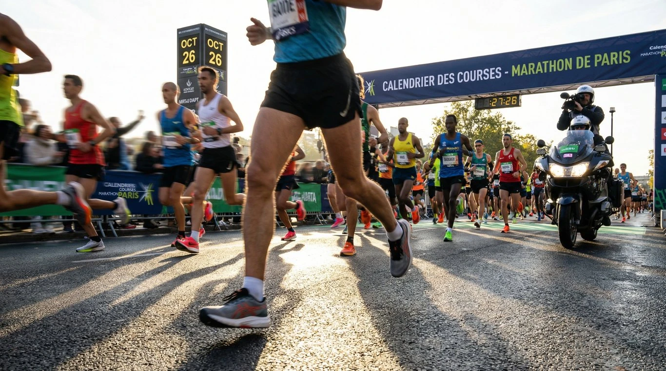Marathon de Paris départ