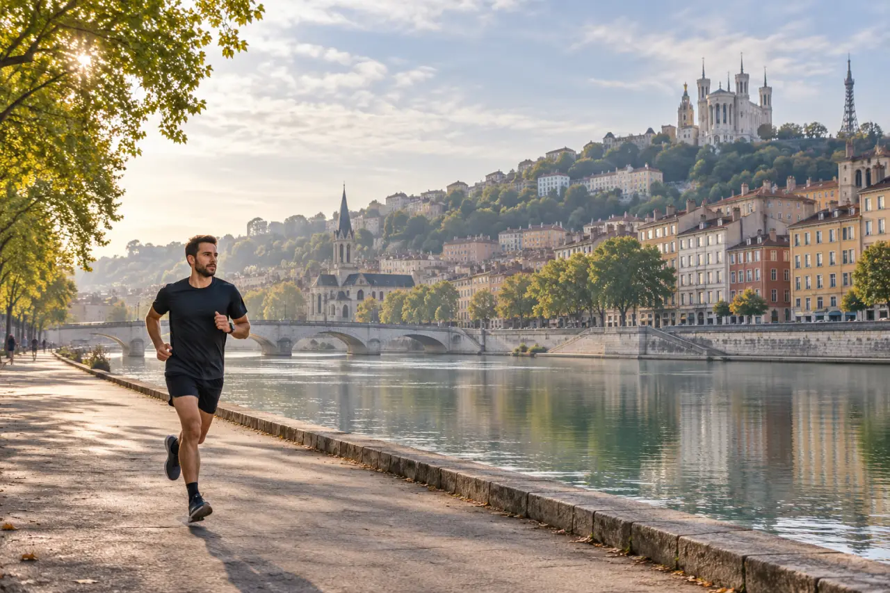 Courir à Lyon : des quais plats aux collines, choisissez le parcours adapté à votre séance